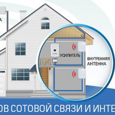 Оборудование для усиления сотовой связи - Подключение интернет в любом месте